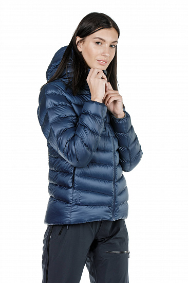 Куртка женская Norrona Lyngen Down850 Hood Indigo Night - Фото 8 большая