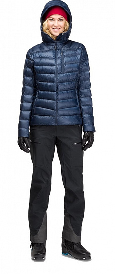 Куртка женская Norrona Lyngen Down850 Hood Indigo Night - Фото 2 большая