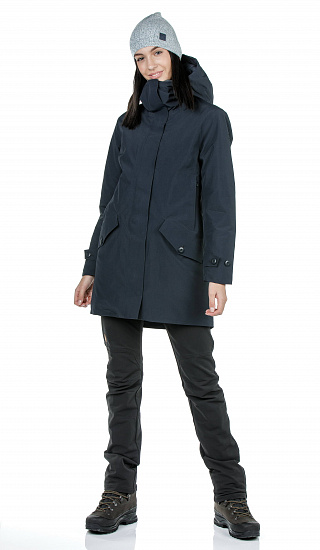Куртка женская Norrona Oslo Gore-Tex Insulated Parka Caviar - Фото 3 большая