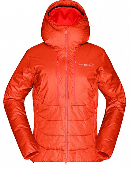 Куртка женская Norrona Trollveggen Primaloft100 Zip Adrenalin - Фото 1 большая