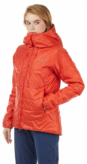 Куртка женская Norrona Trollveggen Primaloft100 Zip Adrenalin - Фото 6 большая