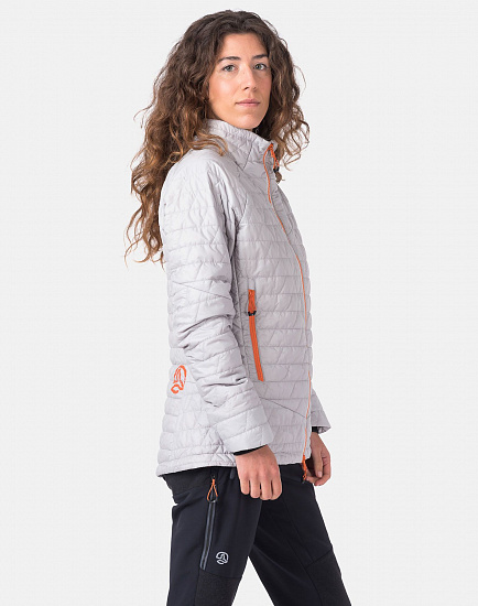 Куртка женская Ternua Protech Sharpu Pearl Grey - Фото 4 большая