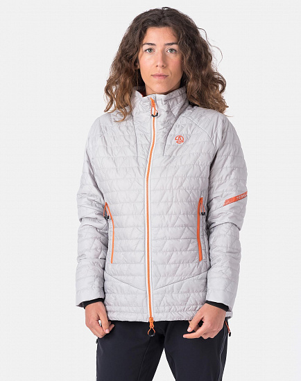 Куртка женская Ternua Protech Sharpu Pearl Grey - Фото 6 большая