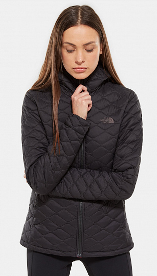 Куртка женская The North Face Thermoball Hoody TNF Black Matte - Фото 3 большая