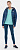 Куртка женская The North Face Thermoball Hoody Blue Wing Teal - Фото 5 малая