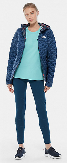 Куртка женская The North Face Thermoball Hoody Blue Wing Teal - Фото 5 большая