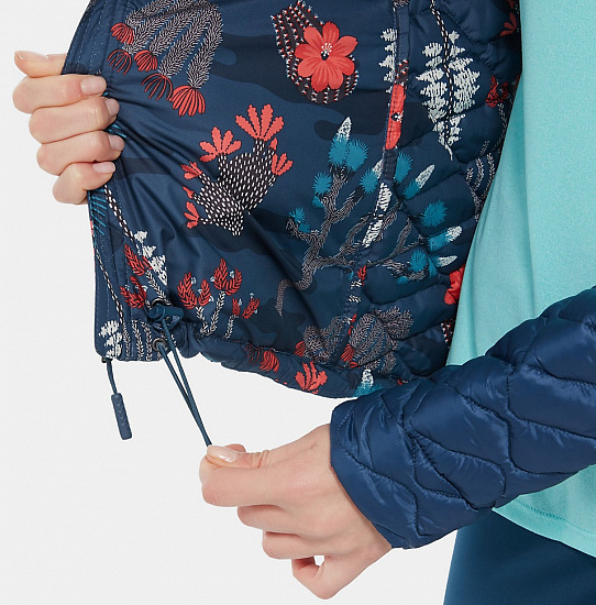 Куртка женская The North Face Thermoball Hoody Blue Wing Teal - Фото 8 большая
