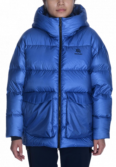 Куртка женская Kailas Down Dark Blue - Фото 2 большая