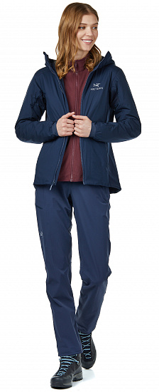 Куртка женская Arcteryx Atom Lt Hoody Kingfisher - Фото 2 большая
