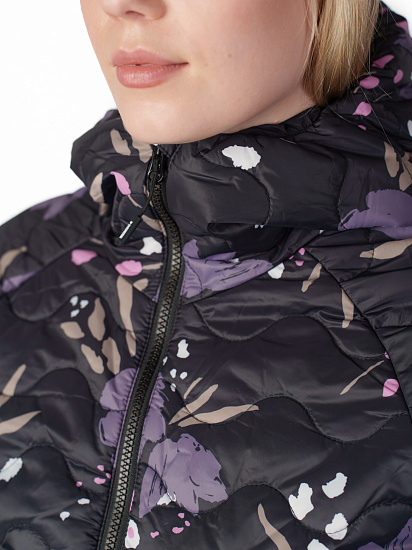 Куртка женская Maloja ChrysanthenumM Deep Black Brushflower - Фото 5 большая