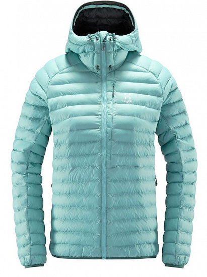 Куртка женская Haglofs Essens Mimic Hood Glacier Green - Фото 1 большая
