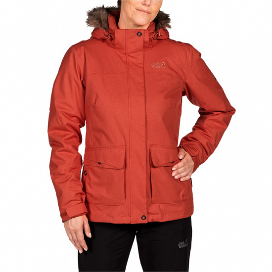 Куртка женская Jack Wolfskin NOVA SCOTIA II TEXAPORE Light Pepper - Фото 2 большая