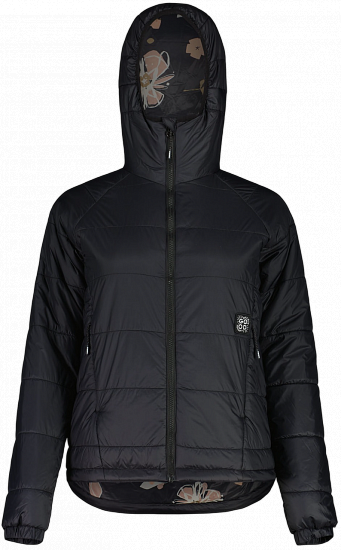 Куртка женская Maloja ChrysanthenumM. Deep black - Фото 1 большая