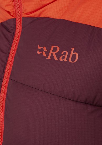 Куртка женская Rab Infinity Alpine Red Grapefruit/Deep Heather - Фото 5 большая