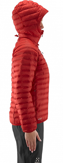 Куртка женская Haglofs Essens Mimic Hood Hibiscus Red/Brick Red - Фото 4 большая