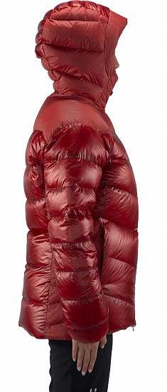 Куртка женская Haglofs Magi Down Hood Brick Red - Фото 4 большая