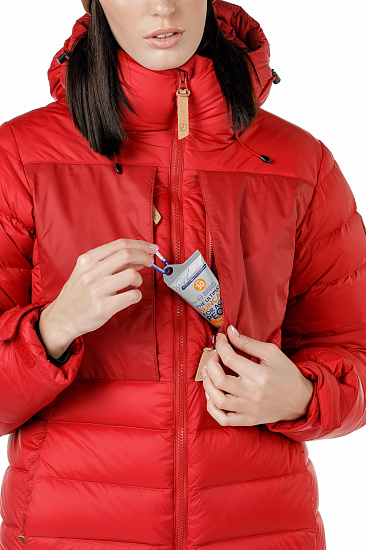 Куртка женская Fjallraven Keb Expedition Down Lava - Фото 7 большая