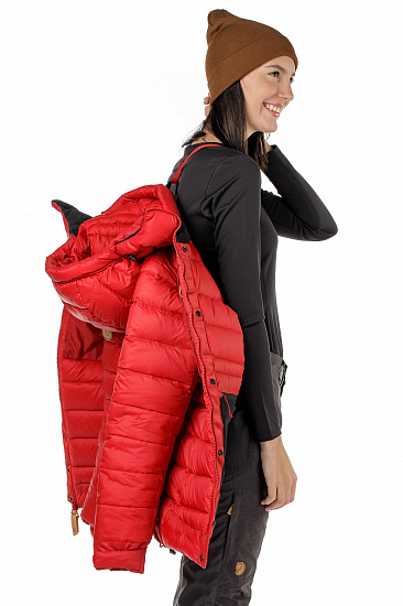 Куртка женская Fjallraven Keb Expedition Down Lava - Фото 14 большая