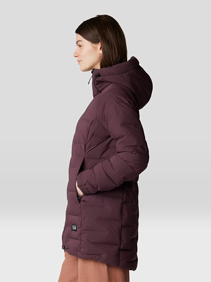 Куртка женская Mountain Hardwear Stretchdown Parka Blackberry - Фото 2 большая