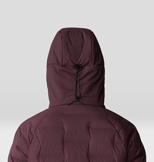 Куртка женская Mountain Hardwear Stretchdown Parka Blackberry - Фото 6 большая