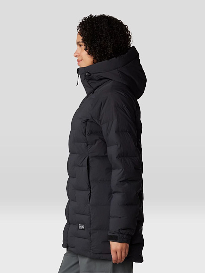 Куртка женская Mountain Hardwear Stretchdown Parka Black - Фото 4 большая