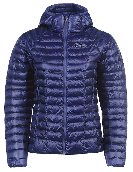 Куртка женская Mountain Hardwear Ghost Whisperer Hoody Lapis Dusk Gradient Print - Фото 1 большая