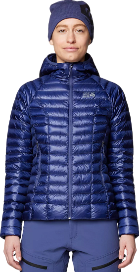 Куртка женская Mountain Hardwear Ghost Whisperer Hoody Lapis Dusk Gradient Print - Фото 3 большая