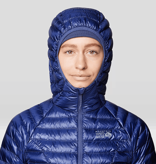 Куртка женская Mountain Hardwear Ghost Whisperer Hoody Lapis Dusk Gradient Print - Фото 6 большая