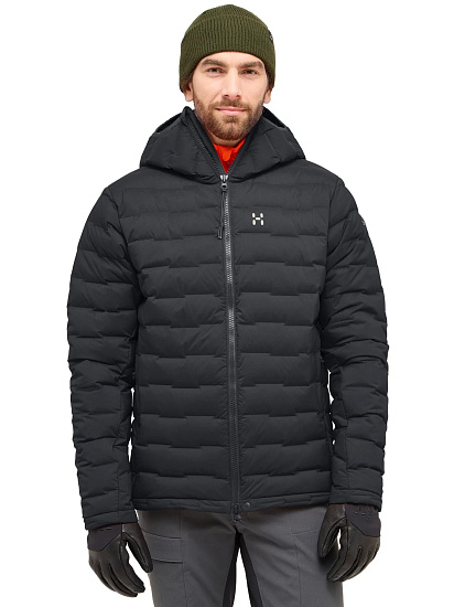 Куртка мужская Haglofs Spitz Down True Black - Фото 4 большая