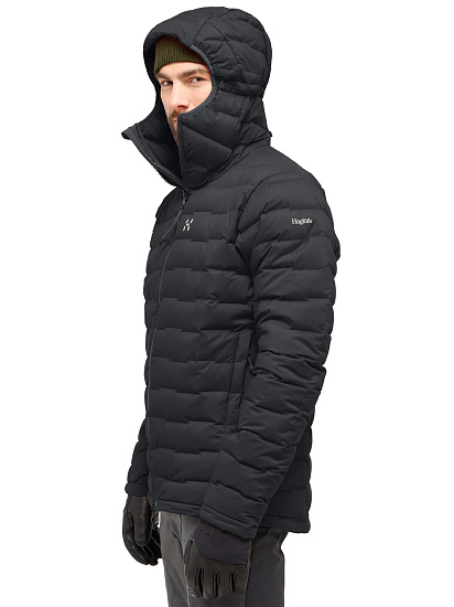 Куртка мужская Haglofs Spitz Down True Black - Фото 6 большая