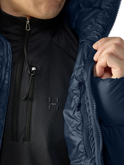 Куртка мужская Haglofs ROC Flash Down Tarn Blue - Фото 12 большая