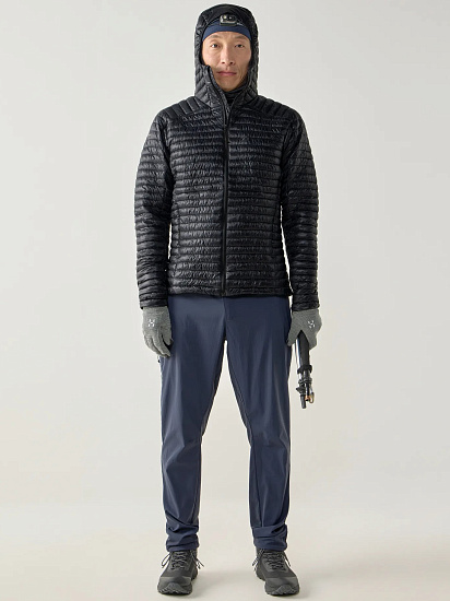 Куртка мужская Haglofs L.I.M Mimic II True Black - Фото 6 большая