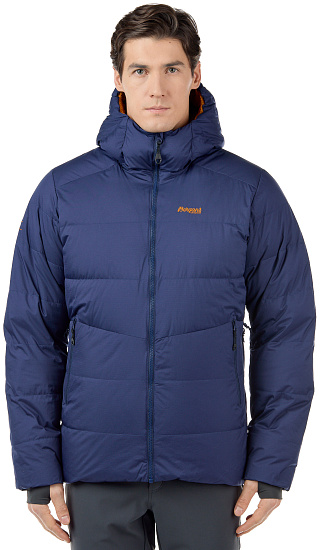 Куртка мужская Bergans Roros Down Navy/IncaGold - Фото 5 большая