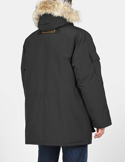 Парка мужская Canada Goose Mens Expedition Parka RF Black - Фото 3 большая