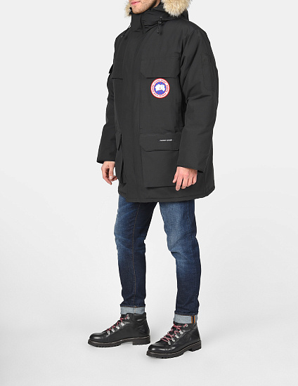 Парка мужская Canada Goose Mens Expedition Parka RF Black - Фото 4 большая
