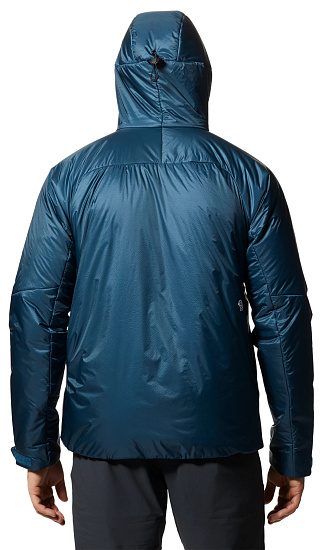Куртка мужская Mountain Hardwear Compressor Hoody Dark Caspian - Фото 2 большая