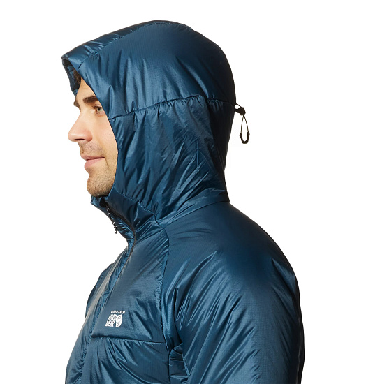 Куртка мужская Mountain Hardwear Compressor Hoody Dark Caspian - Фото 5 большая
