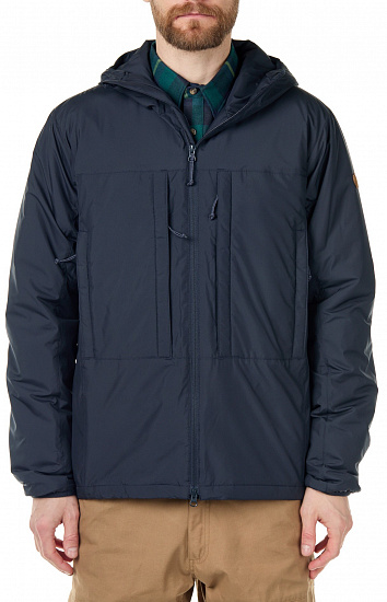 Куртка мужская Fjallraven Keb Wool Padded Dark Navy - Фото 1 большая