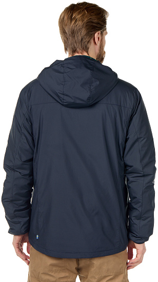 Куртка мужская Fjallraven Keb Wool Padded Dark Navy - Фото 4 большая