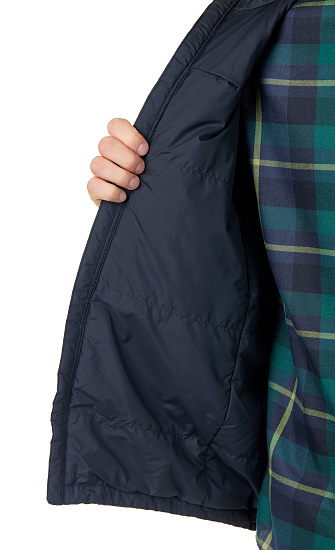 Куртка мужская Fjallraven Keb Wool Padded Dark Navy - Фото 8 большая