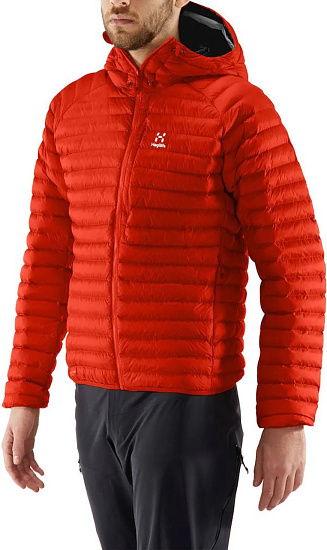 Куртка мужская Haglofs Rapid Mimic Hood Habanero - Фото 3 большая