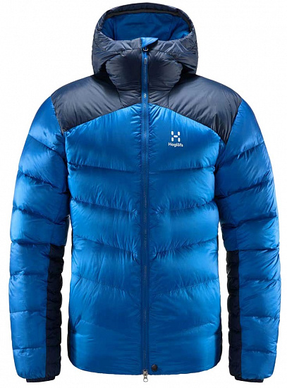 Куртка мужская Haglofs Mojo Down Hood Storm Blue/Tarn Blue - Фото 1 большая
