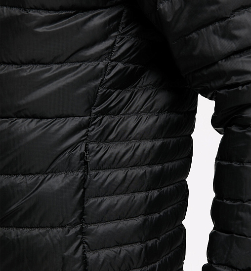 Куртка мужская Haglofs Roc Down Hood True Black - Фото 9 большая