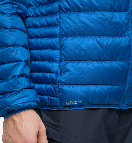 Куртка мужская Haglofs Roc Down Hood Storm Blue - Фото 6 большая