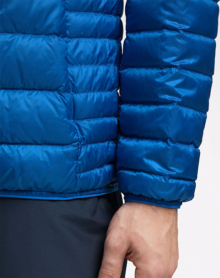 Куртка мужская Haglofs Roc Down Hood Storm Blue - Фото 7 большая