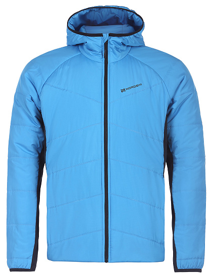Куртка мужская Nordski Hybrid Warm 2.0 Light Blue/Black - Фото 1 большая