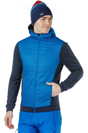 Куртка мужская Black Yak Burlina Hoody Snorkel Blue - Фото 4 большая