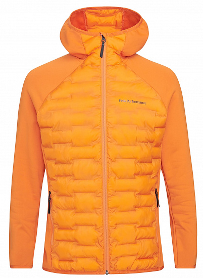 Куртка мужская Peak Performance Argon Hybrid Hood Orange Altitude - Фото 1 большая