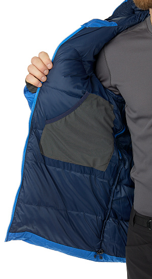 Куртка мужская Bergans Roros Down Strong Blue/Navy - Фото 8 большая