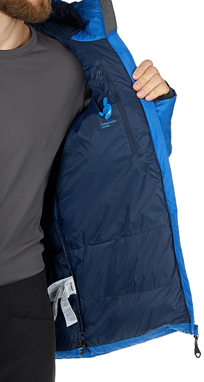 Куртка мужская Bergans Roros Down Strong Blue/Navy - Фото 9 большая